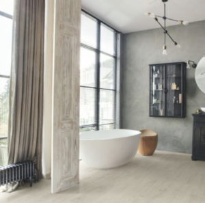 Water-Resistant Laminate Flooring Perfect for Kitchens and Bathrooms￼